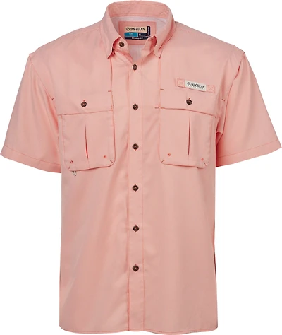 Magellan Outdoors Men's Aransas Pass Mini Check Short Sleeve Shirt