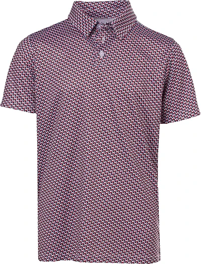 BCG Boys' Golf Texas Flag Polo Shirt