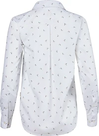 Magellan Outdoors Women's Aransas Pass Long Sleeve Henley Stripe Shirt