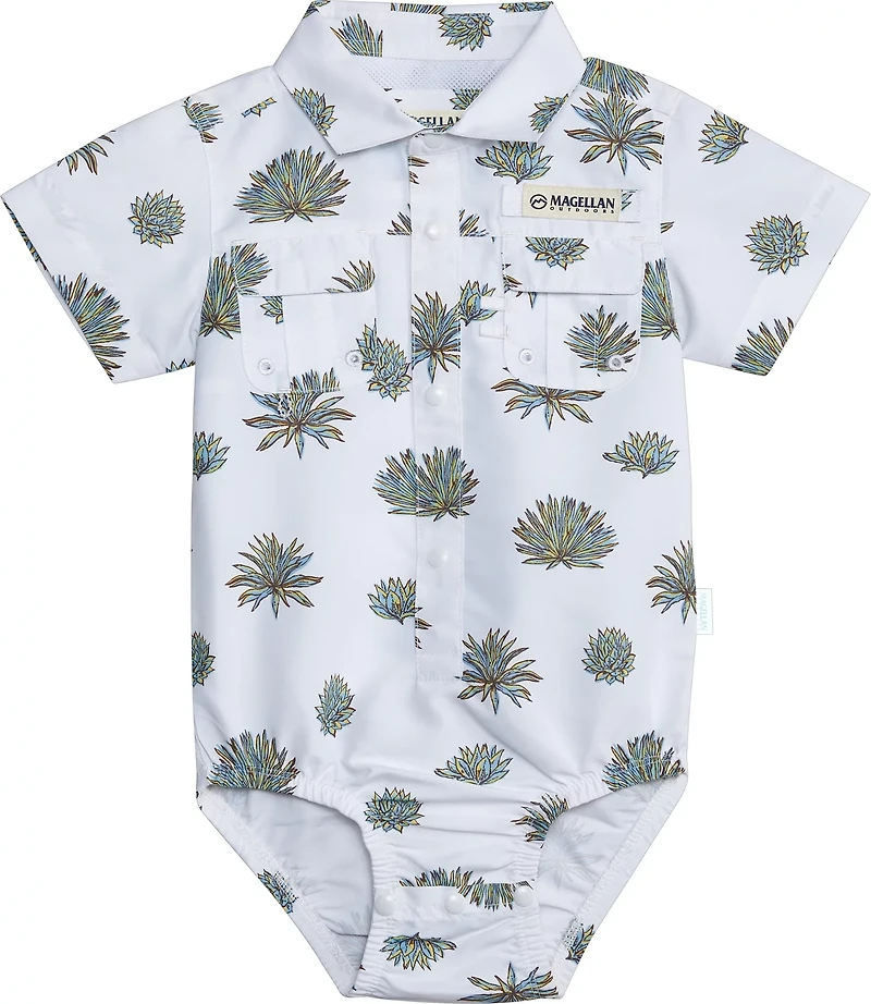 Magellan Infant Boys' Laguna Madre Print Short Sleeve Onesie