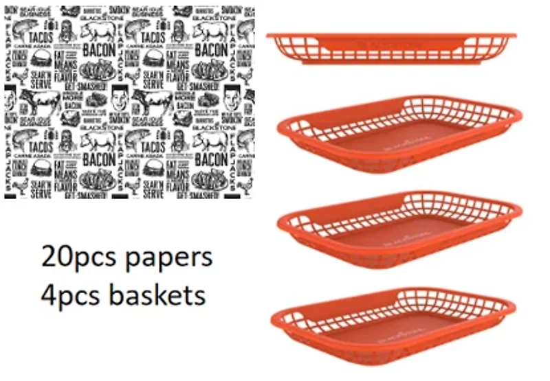 Blackstone Burger Baskets with Liners