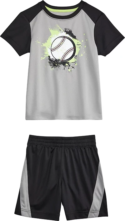 BCG Boys' Splat Baseball Short Sleeve T-shirt and Shorts Set