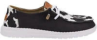 HEYDUDE Women's Wendy Cow Print Shoes