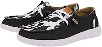 HEYDUDE Women's Wendy Cow Print Shoes