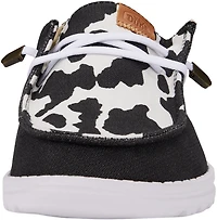 HEYDUDE Women's Wendy Cow Print Shoes