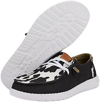 HEYDUDE Women's Wendy Cow Print Shoes