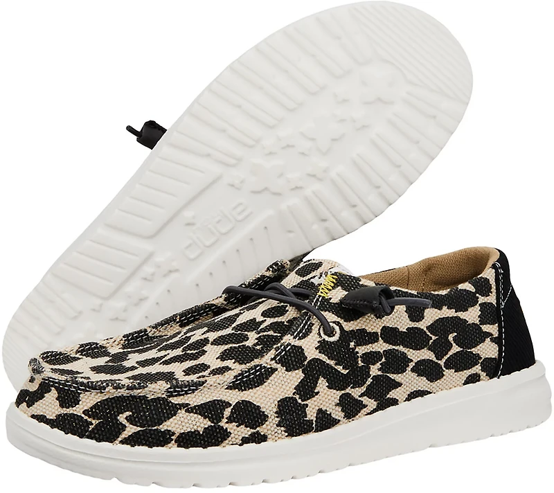 HEYDUDE Women's Leopard Wendy Shoes