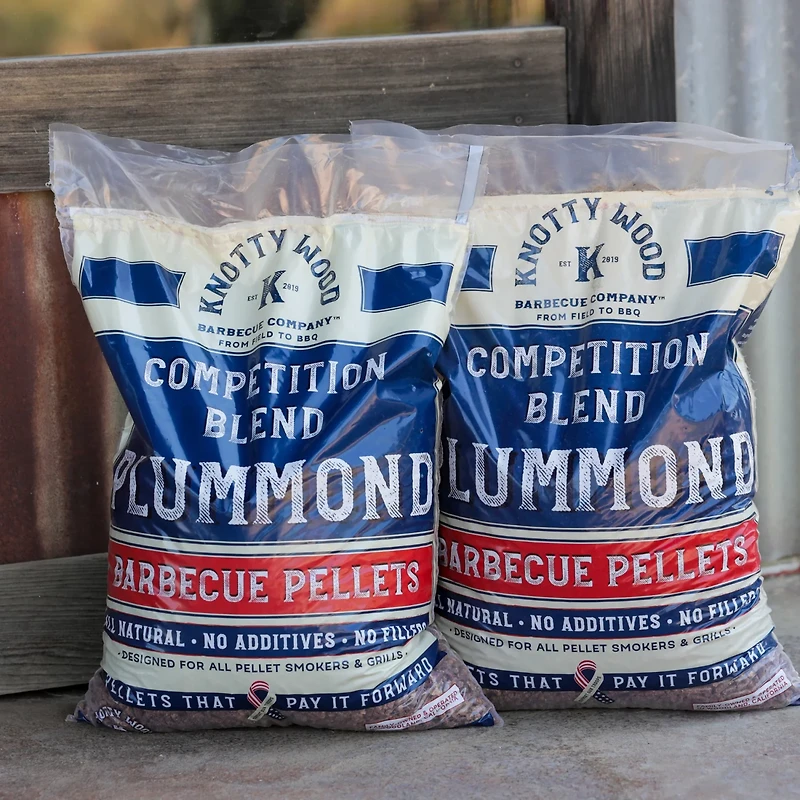 Knotty Wood Barbecue Company Competition Blend 20 lb Plummond Wood Pellets