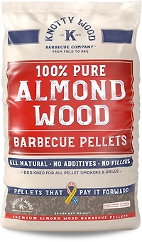 Knotty Wood Barbecue Company 20 lb 100% Almond Wood Pellets