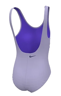 Nike Girls' Multi-Logo U-Back 1-Piece Swimsuit