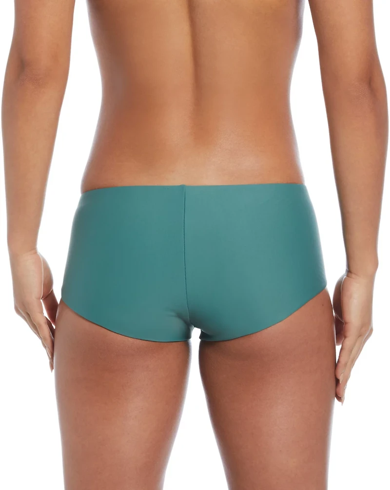 Nike Women's Hydralock Fusion Cheeky Kickshort Hipster Swim Bottoms