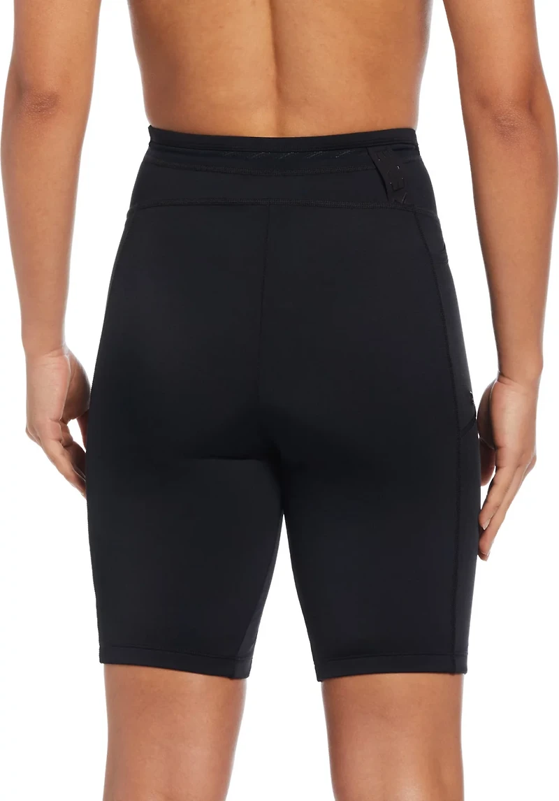 Nike Women's Swim HydraLock Fusion Kickshort Swim Bottoms 9 in