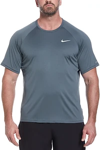 Nike Men's Big and Tall Swim Essential Short Sleeve Hydroguard Top