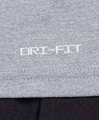 Nike Men's Big and Tall Swim Heather Short Sleeve Hydroguard Swim Top