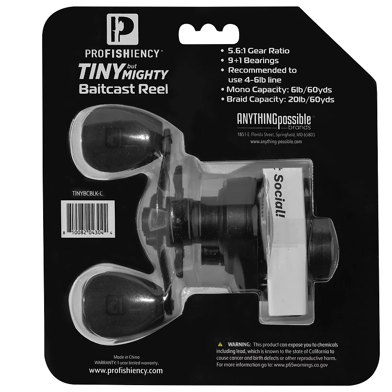 ProFISHiency Tiny but Mighty Baitcast Reel