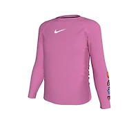 Nike Girls' 4-7 Swim Charms Long Sleeve Hydroguard