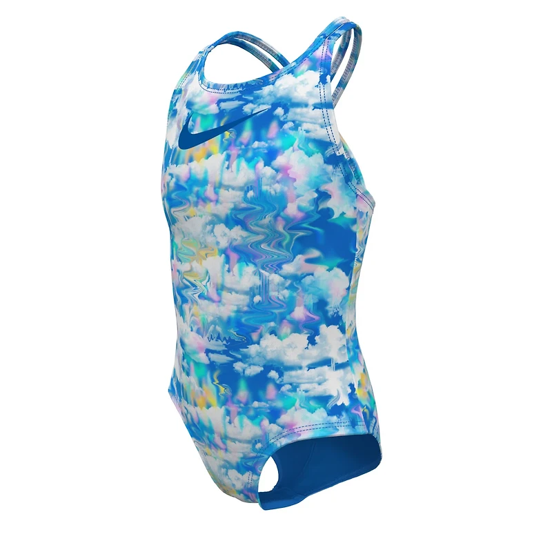Nike Girls' Dream Clouds Spiderback 1-Piece Swimsuit