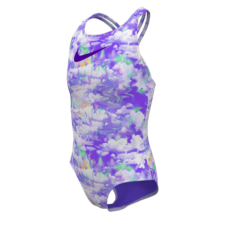 Nike Girls' Dream Clouds Spiderback 1-Piece Swimsuit