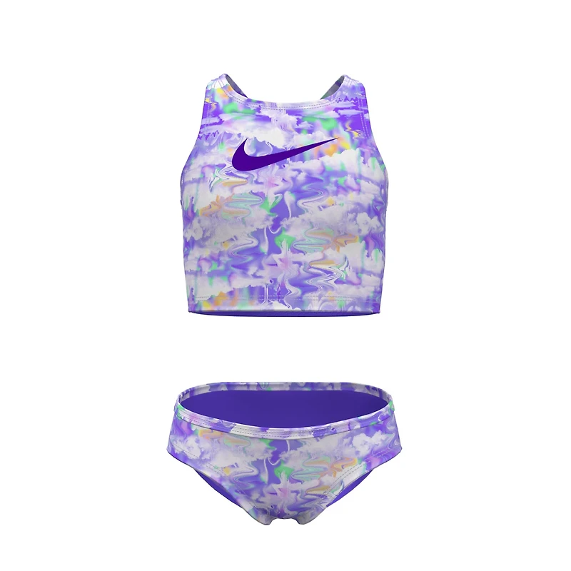Nike Girls' Dream Clouds Spiderback Midkini Set