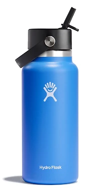 Hydro Flask 32 oz Wide Mouth Water Bottle with Flex Straw Cap