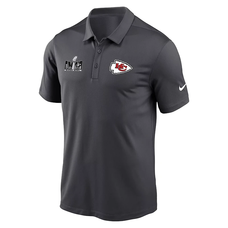 Nike Men’s Chiefs Super Bowl LVIII Bound Left Chest Short Sleeve Polo