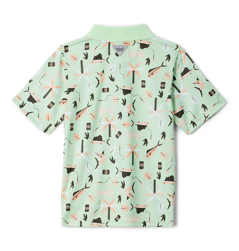 Columbia Sportswear Boys' PFG Super Slack Tide Polo Shirt