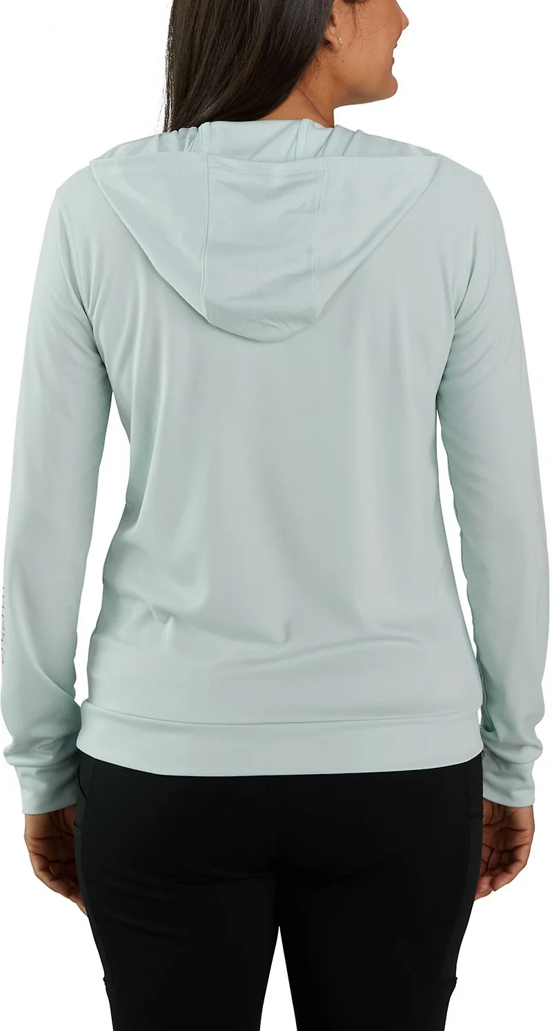 Carhartt Women's Force Sun Defender Lightweight Hooded Long Sleeve Graphic T-shirt