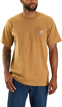 Carhartt Men's Heavyweight Pocket Stripe Relaxed Fit T-shirt