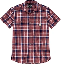 Carhartt Men's Rugged Flex Relaxed Fit Lightweight Plaid Button-Up Shirt