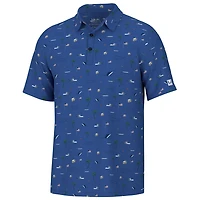 Huk Men's Pursuit Beach Freedom Print Polo