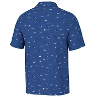 Huk Men's Pursuit Beach Freedom Print Polo