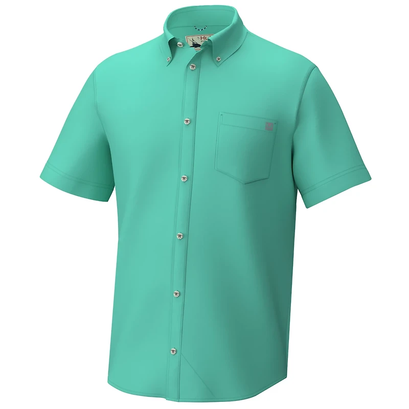 Huk Men's Kona Solid Button-Down Shirt