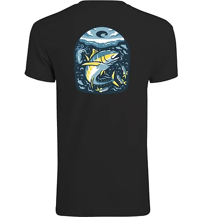 Costa Men's Yellow T-shirt
