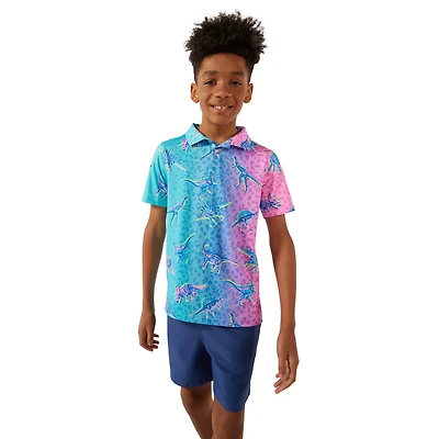 Chubbies Boys' Printed Performance Polo Shirt