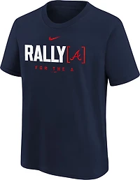 Nike Youth Atlanta Braves Rally Home Short Sleeve T-shirt