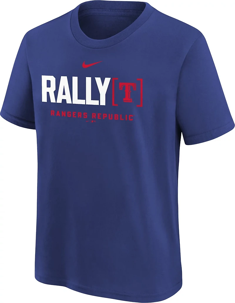 Nike Youth Texas Rangers Rally Home Short Sleeve T-shirt