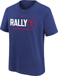 Nike Youth Texas Rangers Rally Home Short Sleeve T-shirt