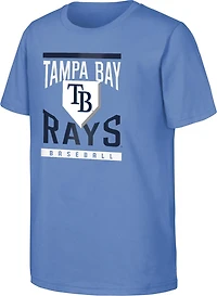 Outerstuff Boys' Tampa Bay Rays Loaded Bases Short Sleeve T-shirt
