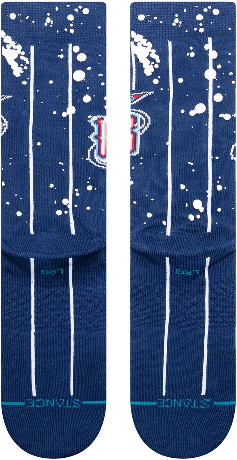 Stance Men's Houston Rockets Overspray Crew Socks