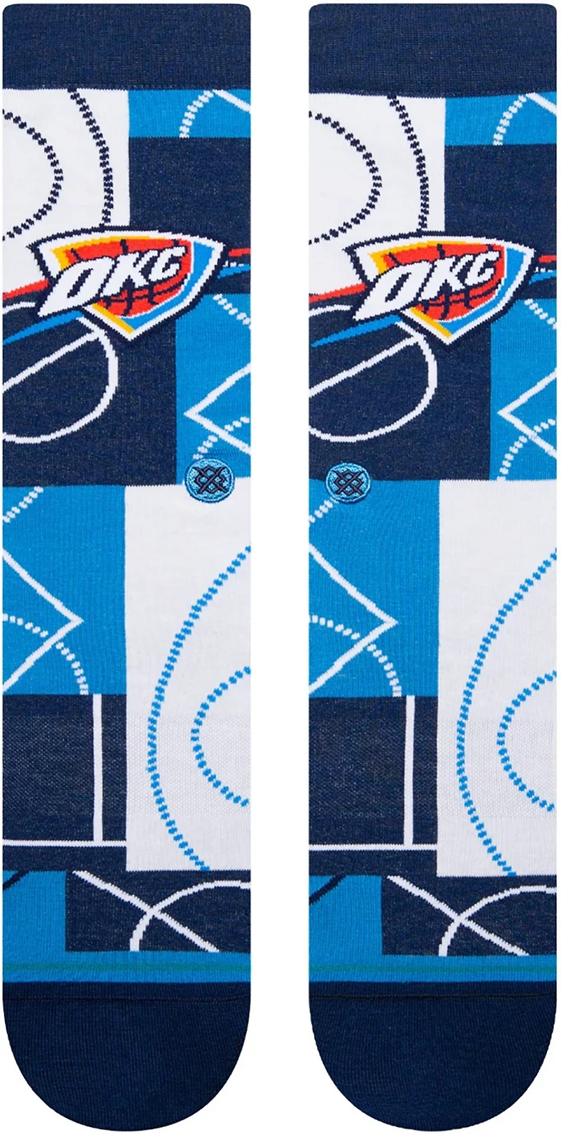 Stance Men's Oklahoma City Thunder Zone Crew Socks