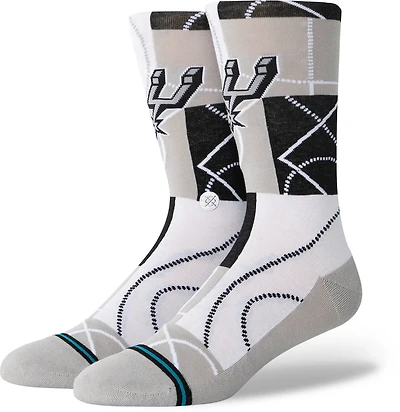 Stance Men's San Antonio Spurs Zone Crew Socks
