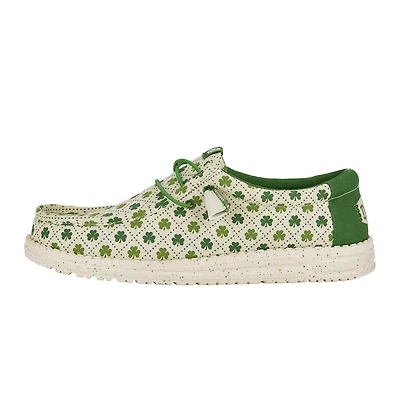 HEYDUDE Men's Wally Lucky Shamrock Slip-On Shoes