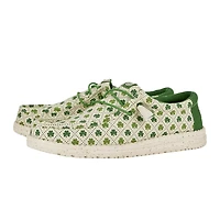 HEYDUDE Men's Wally Lucky Shamrock Slip-On Shoes