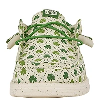 HEYDUDE Men's Wally Lucky Shamrock Slip-On Shoes