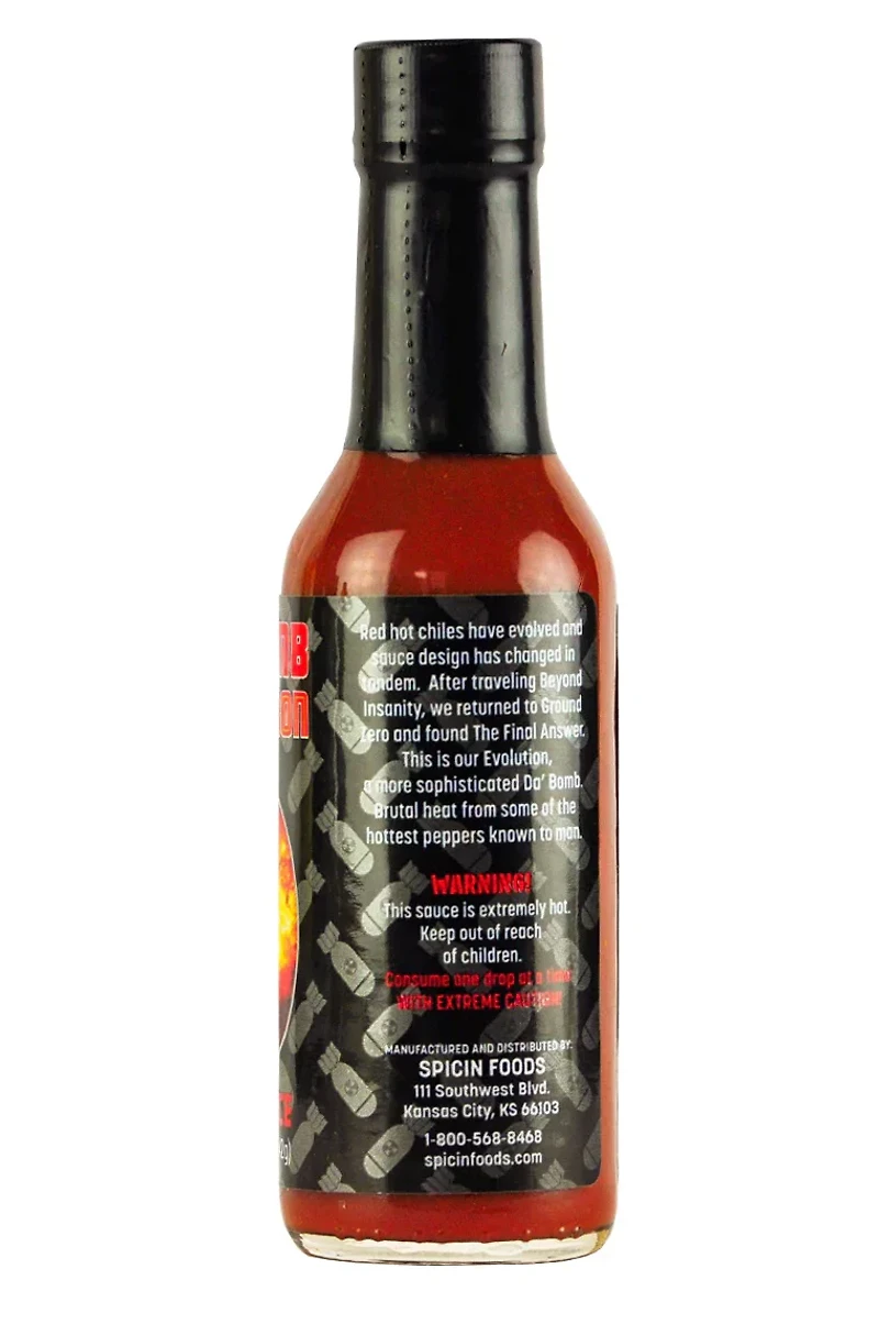 Da Bomb Evolution Hot Sauce