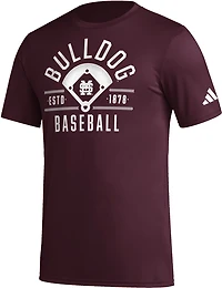 adidas Youth Mississippi State University Locker Exit Velocity Pregame T-shirt