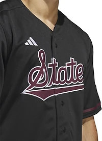 adidas Men's Mississippi State University Replica Full Button Jersey