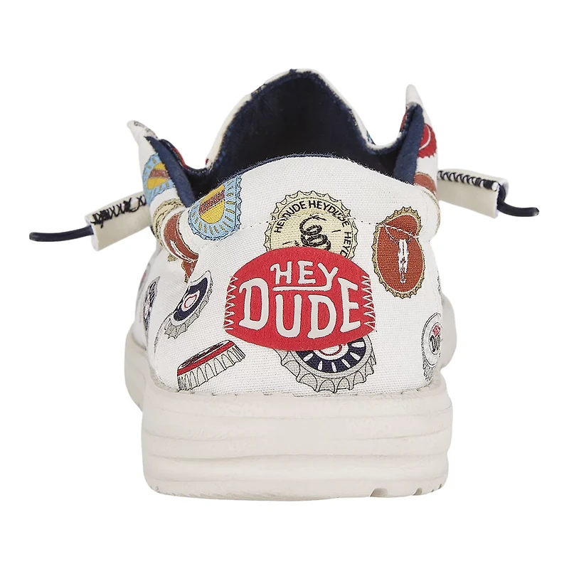 HEYDUDE Men's Wally Spring BreakR Beer Bash Slip-On Shoes