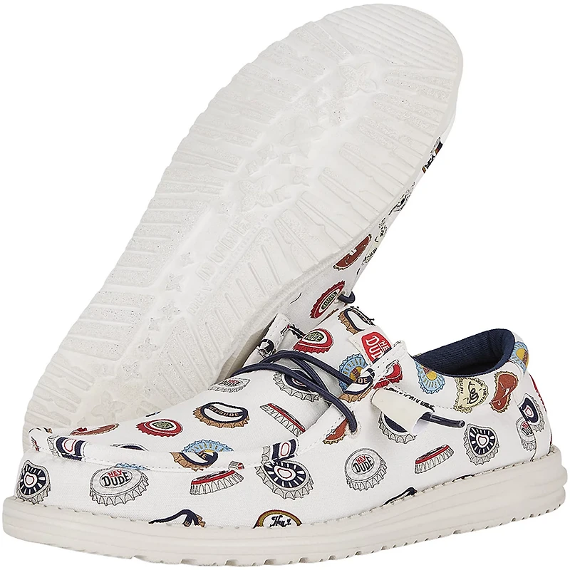 HEYDUDE Men's Wally Spring BreakR Beer Bash Slip-On Shoes