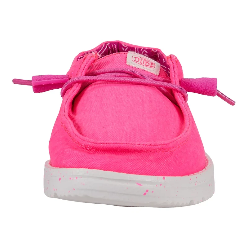 Hey Dude Kids Wendy Canvas PSGS Shoes